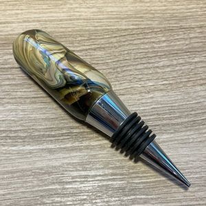 James Hayes glass wine stopper art glass USA